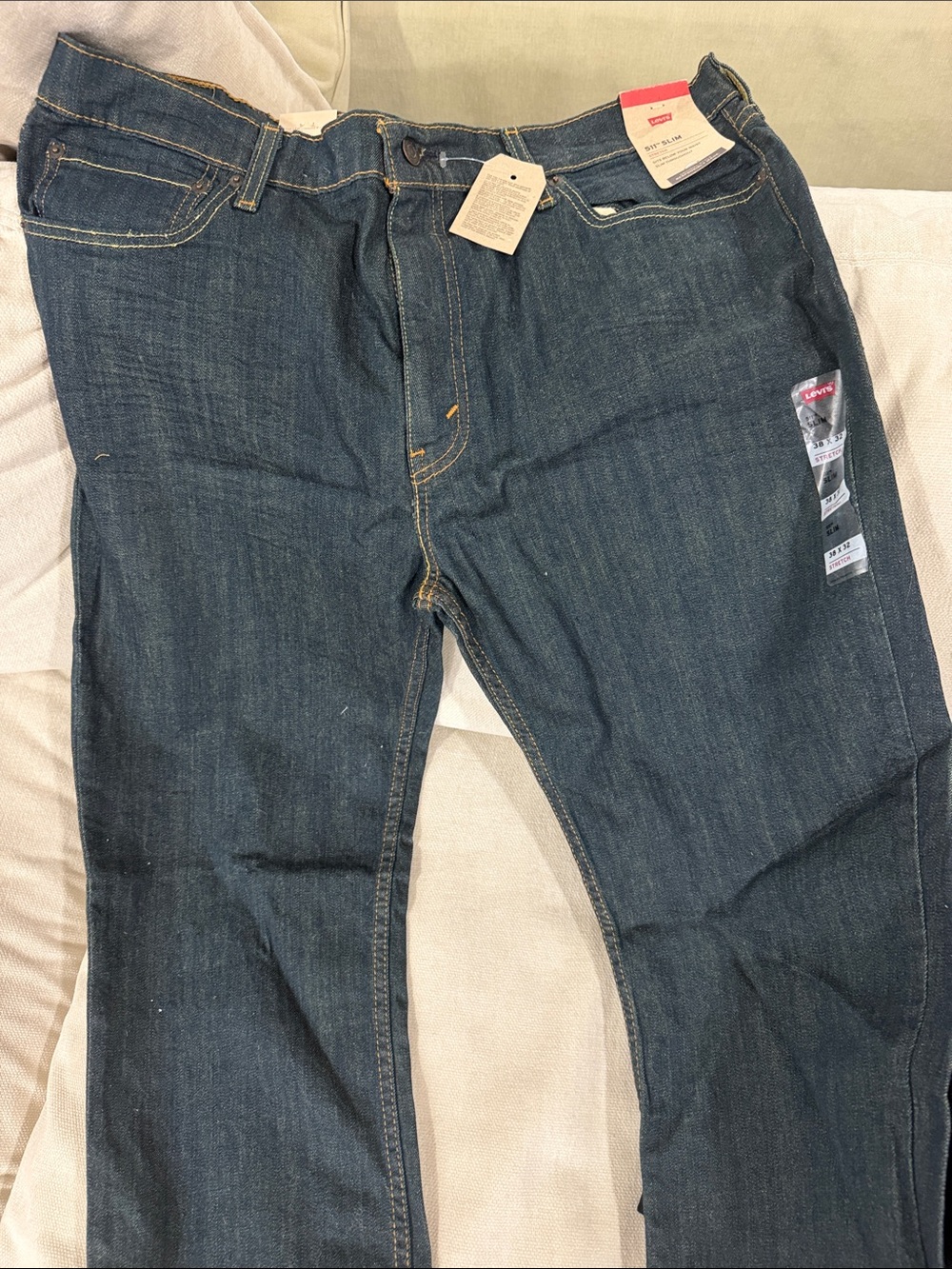 Levi's Men’s Indigo Straight Jeans